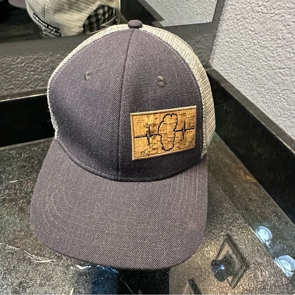 Tahoe Heartbeat Brand 6 Panel Trucker Hat